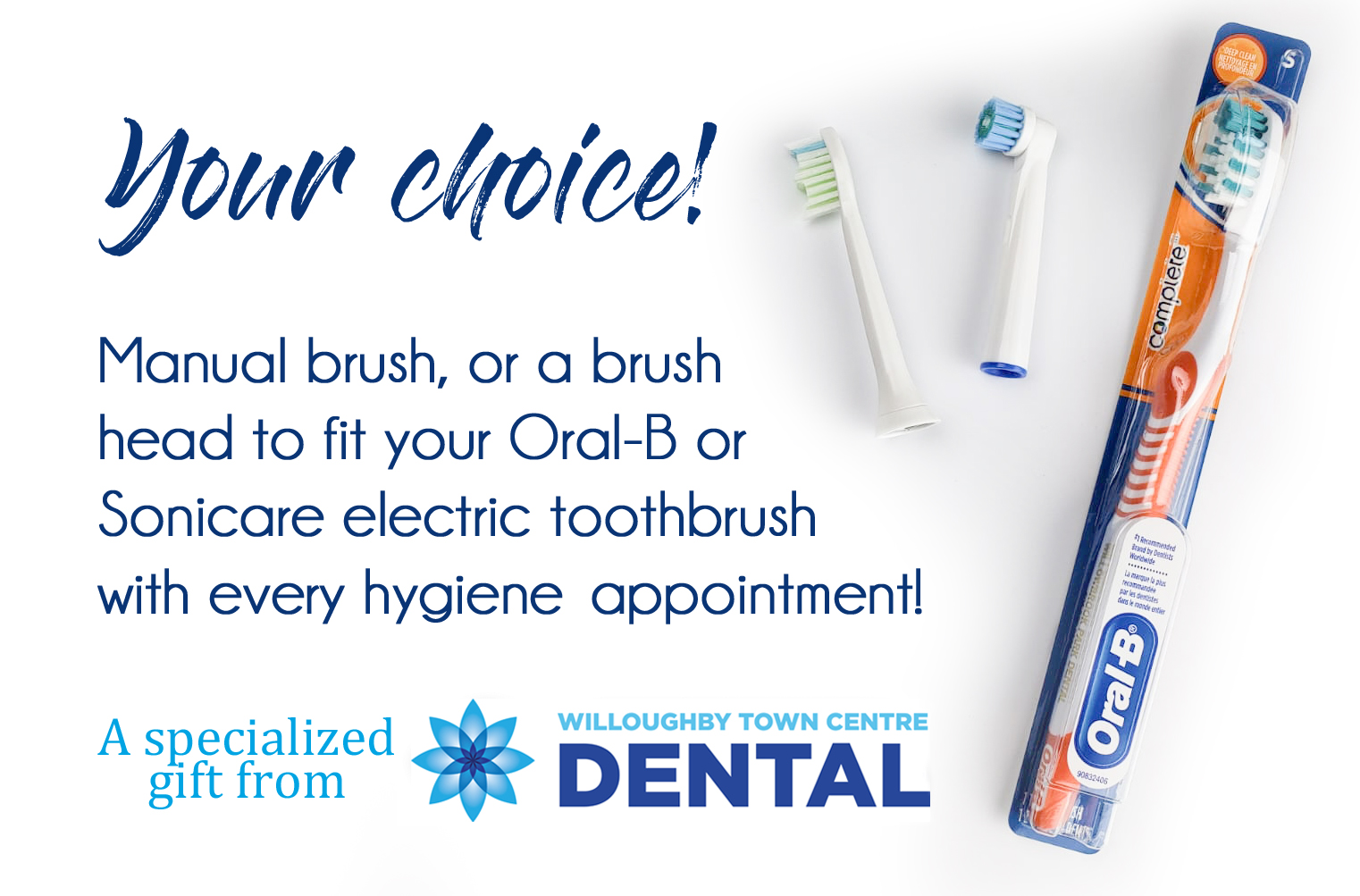 Willoughby Town Centre Dental Toothbrush options